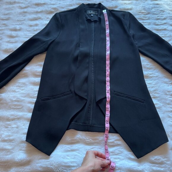 Lulu's Black Lightweight Blazer Jacket - Picture 12 of 15